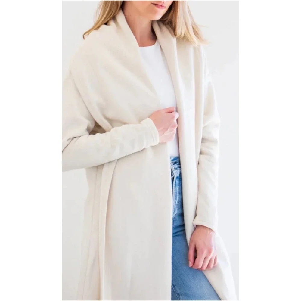 NWT Priv Coco Coatigan Cream Women's‎ Size Large